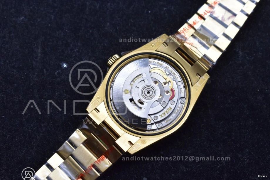 Edition Steel 36 Dial DayDate Roman Weight) with Bracelet Markers YG Best V5 President Silver vr3255 (Gain on QF 904L 0521